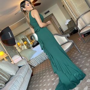 Betsy Adam Dark Green Dress - Gem Betsy Adam Dark Green Dress - Gem